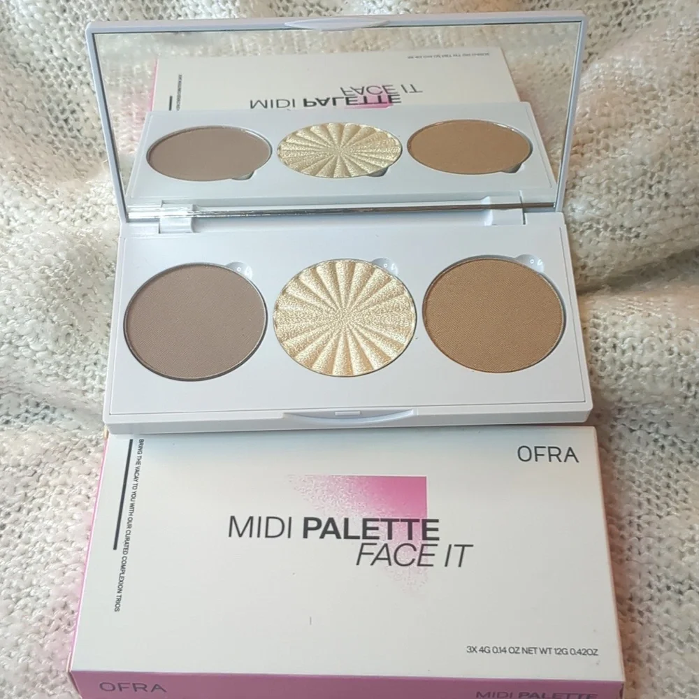 OFRA Face It Midi Palette in LIGHT, 12g/042oz(3x 4g/0.14)
